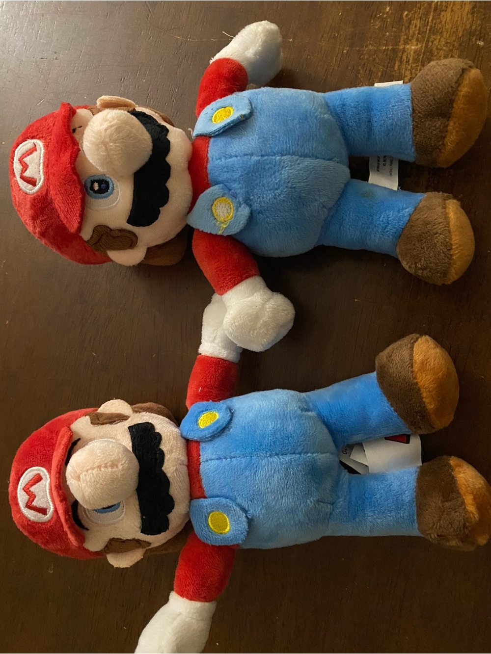 Mario Super Mario Plush Red & Blue Character Doll - Kids Toy